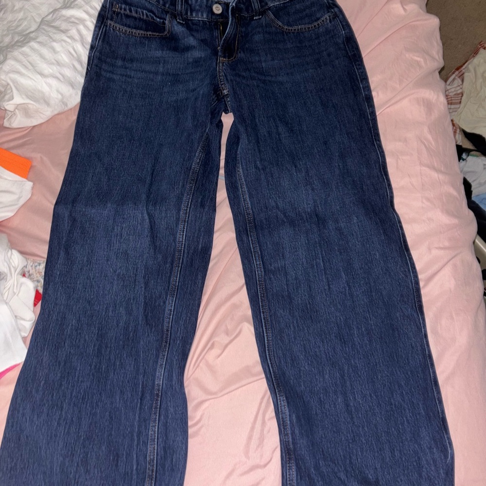 Hollister Blue Straight Leg Jeans Classic Style